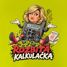 Alenka - rozbitá kalkulačka