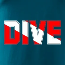 Dive nápis vlajka