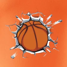 Basketbal míč v triku