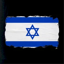 Izraelská vlajka plakát