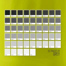 50 barevných odstínů šedi