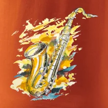 Saxofon malovaný