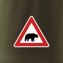 Dopravní značka - Pozor lední medvěd