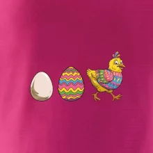 Evoluce vajíčka - velikonoce - slepice