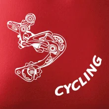 Cycling nápis šikmo
