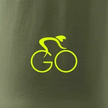 GO - Fluo cyklista malý