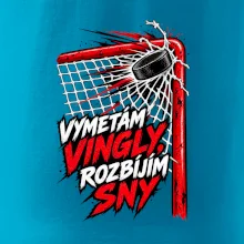 Hokejový střelec vymetá vingly
