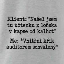 Klient a vnitřní auditorský křik
