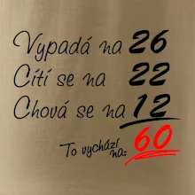 Vypadá, cítí se, chová se - 60 let Vypadá, cítí se, chová se - 60 let