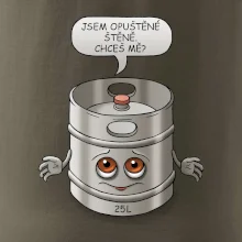 Opuštěné štěně - sud (Hana-creative)