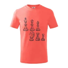 Šachové figurky kreslené