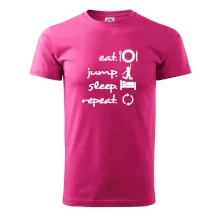 Eat jump sleep repeat Eat jump sleep repeat