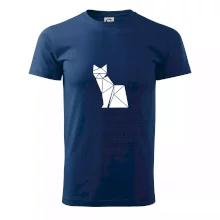 Origami kočka z boku