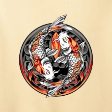 Yin & Yang Koi kapr - oranžový