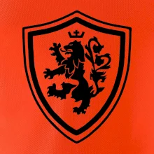 Český lev erb na prsu a na zádech