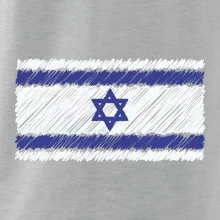 Vlajka Izrael kreslená
