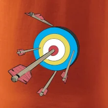 Šípy v barevném terči