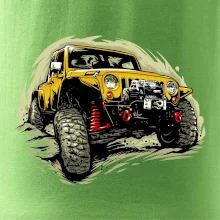 Žlutý offroad s navijákem