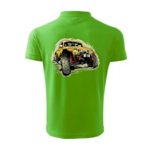 Žlutý offroad s navijákem