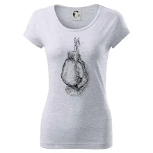 Boxerské rukavice kreslené na výšku