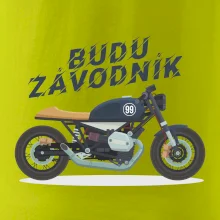 Budu závodník  modrý cafe racer