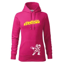 Hasič stojící - nápis hasiči - Velký nápis  na zádech