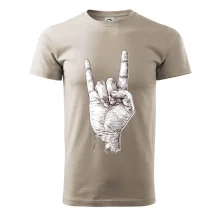 Rocková ruka kreslená