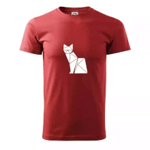 Origami kočka z boku