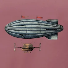 Vzducholoď barevná