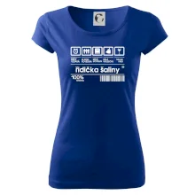 Čárový kód - řidička šaliny