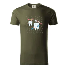 Zubařské tričko - kartáček a jídlo