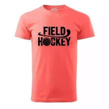 Field hockey míček a nápis