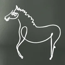 Kůň kreslený Kůň kreslený