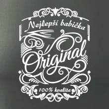 Vintage nejlepší babička  100% kvalita