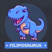 Dinosauří jména - modrý dinosaurus