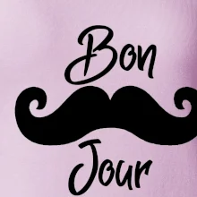 Mustache Bon Jour