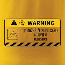 Warning mluvení - turistika