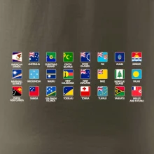 Vlajky států - Oceánie