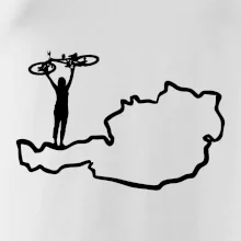 Cyklistka - Mapa Rakouska