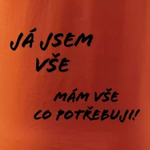 Nápis mám vše co potřebuji