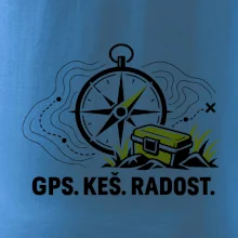 Kompas s krabičkou GPS keš radost