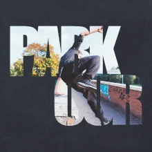 Parkour nápis ve městě