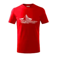 Letní romance - papírová loďka