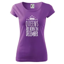 Queens are born in December