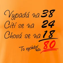 Vypadá, cítí se, chová se - 80 let
