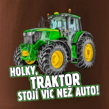 Holky, traktor stojí víc než auto