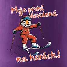 Moje první dovolená na horách hnědá  liška