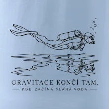 Gravitace končí ve slané vodě