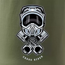 Cross rider písty helma