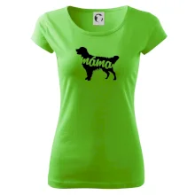 Zlatý retrívr máma obrys